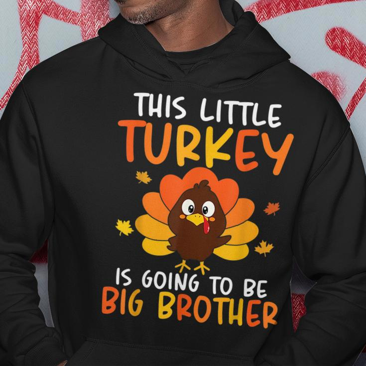 Little Turkey Pregnancy Announcement Thanksgiving Boys Kids Hoodie Unique Gifts