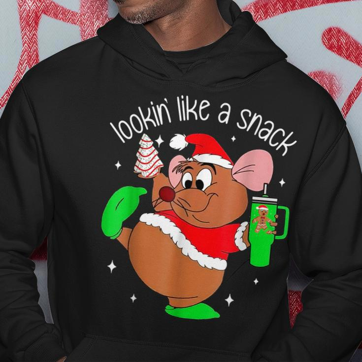 Out Here Looking Like A Snack Mouse Christmas Hoodie Funny Gifts