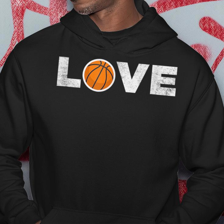 Love Basketball B Ball Motivational Cool Top Hoodie Unique Gifts
