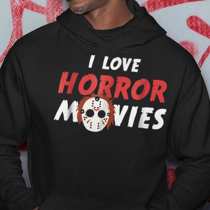 I Love Horror Movies Horror Movies Hoodie Unique Gifts