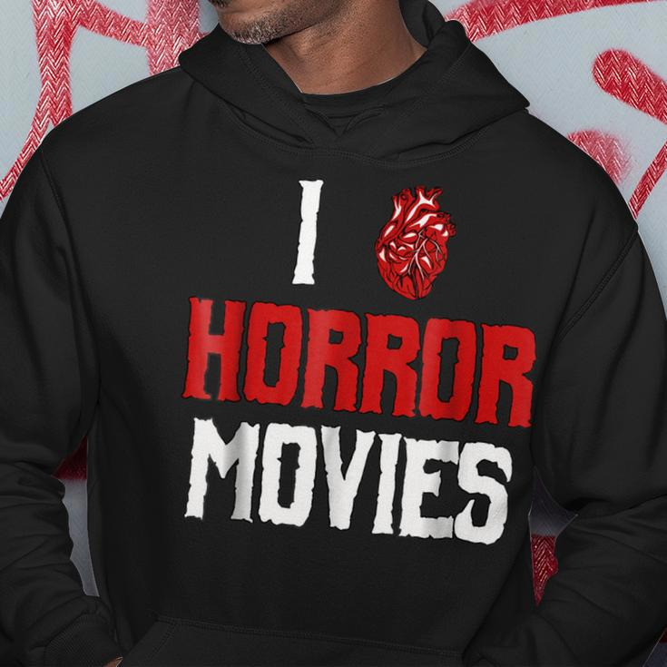 I Love Horror MoviesMovies Hoodie Unique Gifts