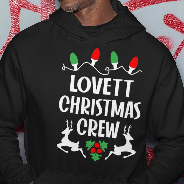 Lovett Name Gift Christmas Crew Lovett Hoodie Funny Gifts
