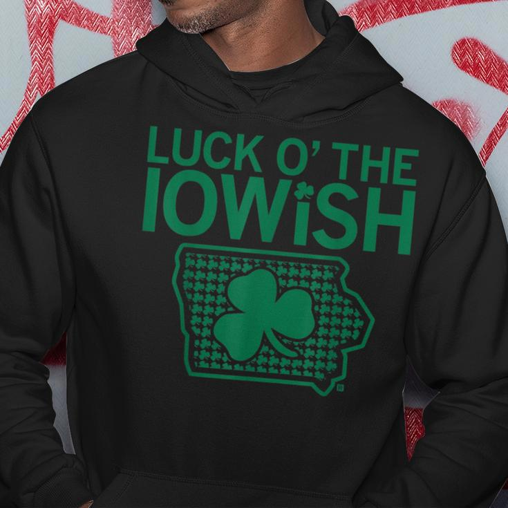 Luck O’ The Iowish Irish St Patrick's Day Hoodie Personalized Gifts