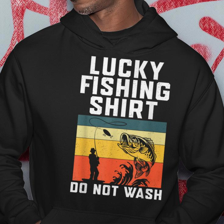 Lucky Fishing Do Not Wash Vintage Fishing Lover Gag Gag Gifts Hoodie Unique Gifts