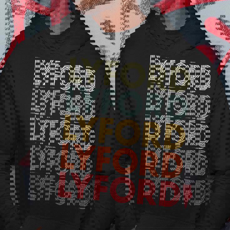 Lyford Texas Lyford Tx Retro Vintage Text Hoodie Unique Gifts