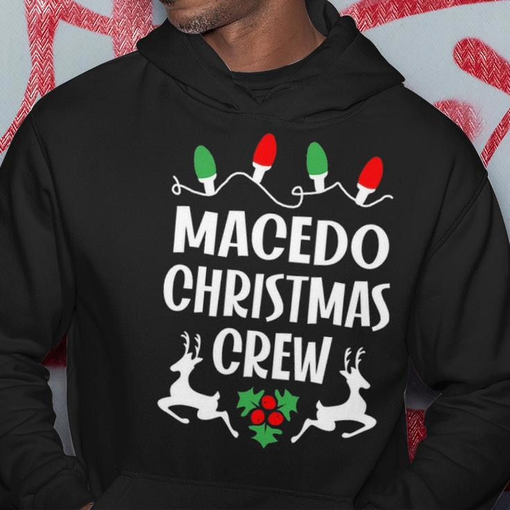 Macedo Name Gift Christmas Crew Macedo Hoodie Funny Gifts