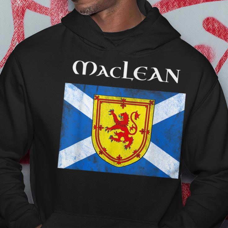 Maclean Scottish Clan Name Gift Scotland Flag Festival Hoodie Unique Gifts