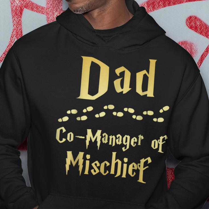 Magical Dad Manager Of Mischief Birthday Family Matching Hoodie Funny Gifts
