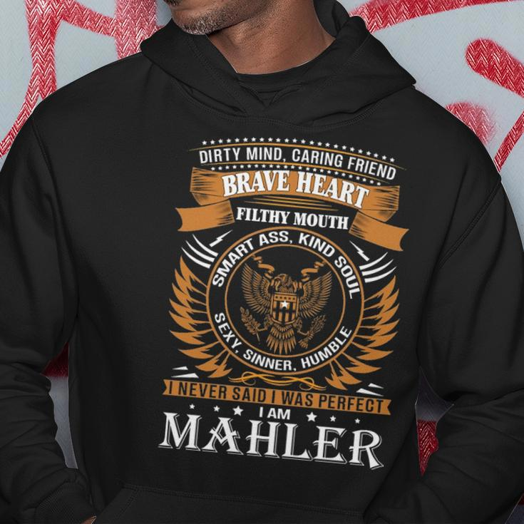 Mahler Name Gift Mahler Brave Heart Hoodie Funny Gifts