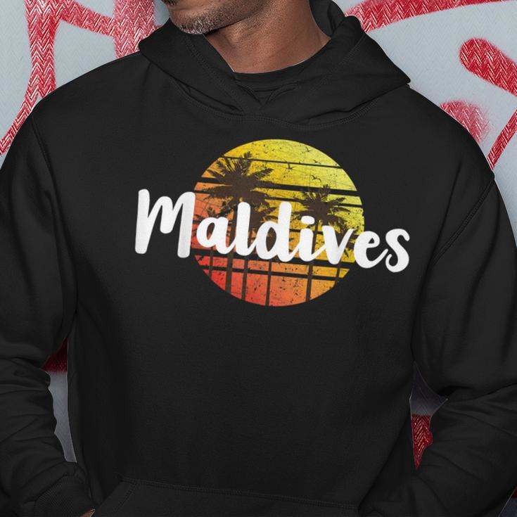 Maldives Sunset Vintage Souvenir Hoodie Unique Gifts