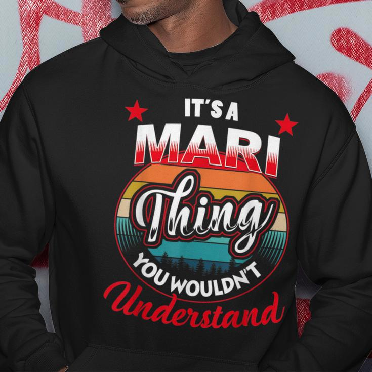 Mari Retro Name Its A Mari Thing Hoodie Unique Gifts