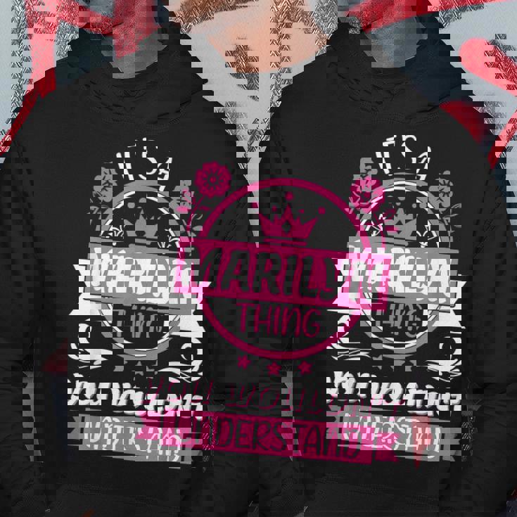 Marilyn Name | Its A Marilyn Thing You Wouldnt Understand Hoodie Unique Gifts