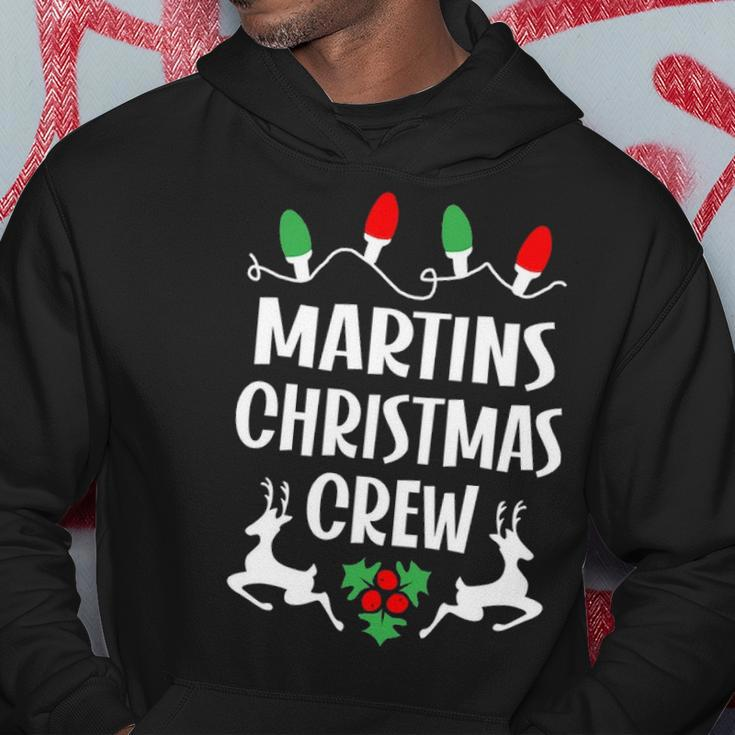 Martins Name Gift Christmas Crew Martins Hoodie Funny Gifts