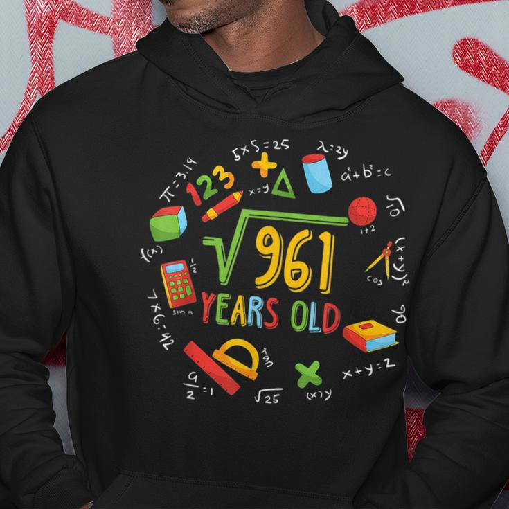 Math Square Root Of 961 Funny 31St Birthday 31 Years Old Math Funny Gifts Hoodie Unique Gifts