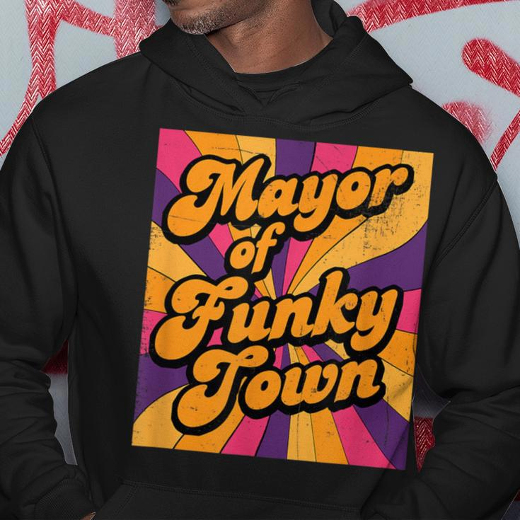 Mayor Of Funky Town 70S Disco 1970S Funk Retro Vintage Hoodie Unique Gifts