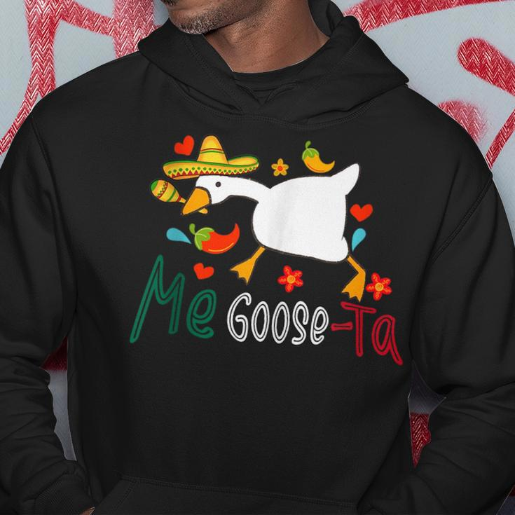Me Goose Ta Mexican Funny Spanish Goose Meme Cincode Mayo Hoodie Unique Gifts