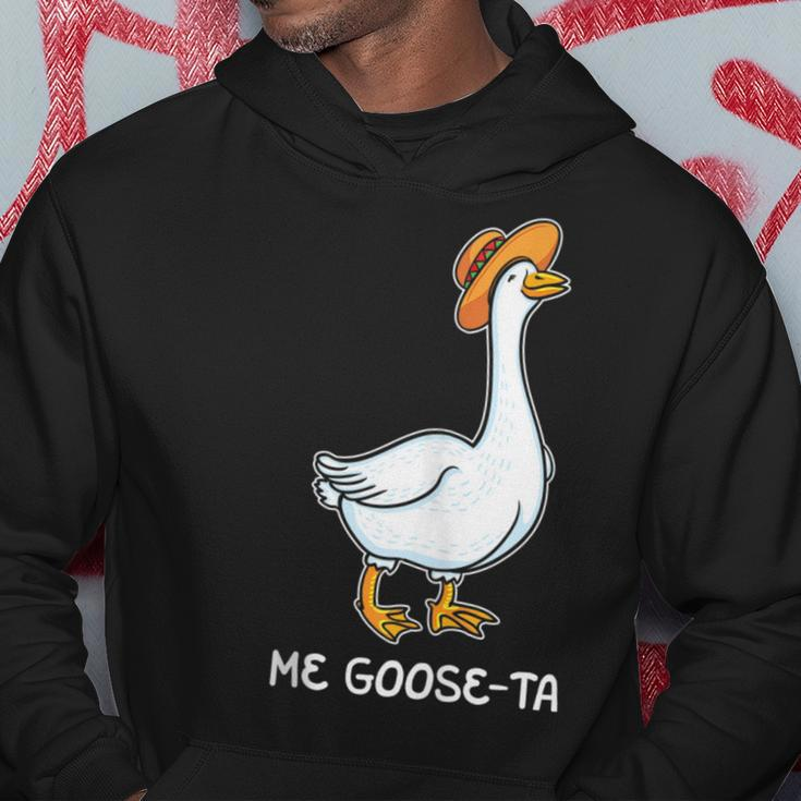 Me Goose Ta Mexican Funny Spanish Goose Pun Meme Lover Gift Hoodie Unique Gifts