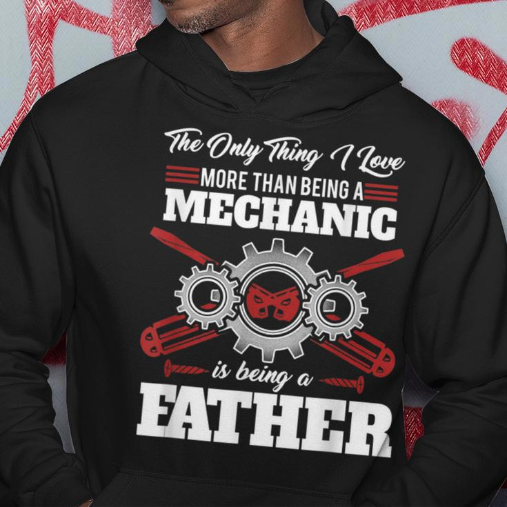 Mechanic Father Machines Car Vehicles Tools Mechanical Gift Gift For Mens Hoodie Unique Gifts