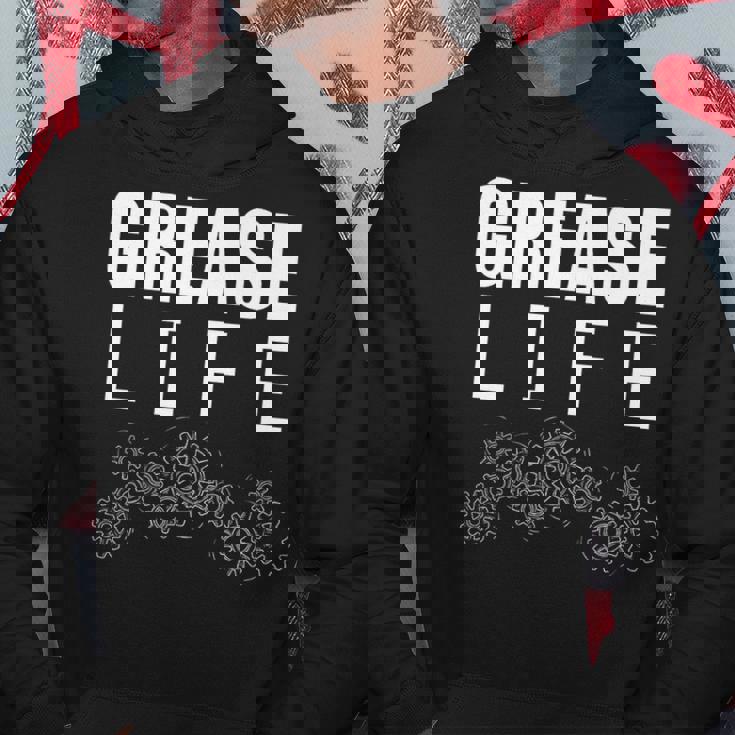 Mechanic Grease Life Gears For Car Mechanic Dad Hoodie Unique Gifts
