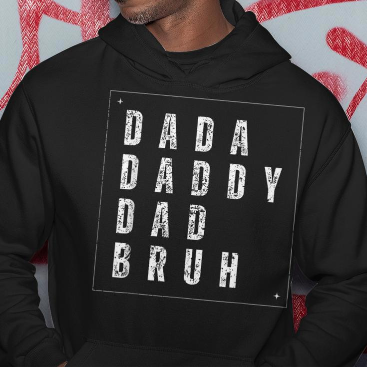 Men Dad Dada Daddy Bruh Funny Fathers Day Vintage Hoodie Unique Gifts