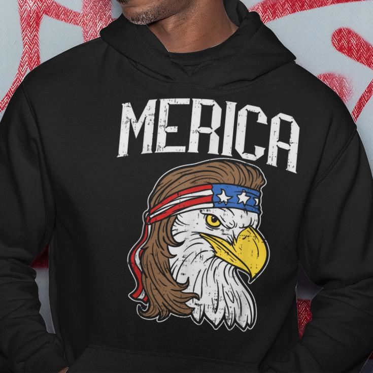 Merica Eagle Mullet 4Th Of July Redneck Patriot Gift Hoodie Unique Gifts