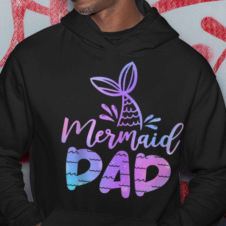 Mermaid Dad Mermaid Birthday Party Themed Party Family Hoodie Unique Gifts