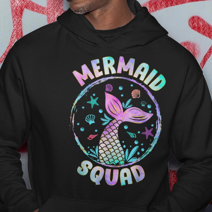 Mermaid Squad Themed Birthday Party Mermaids Family Matching Hoodie Unique Gifts