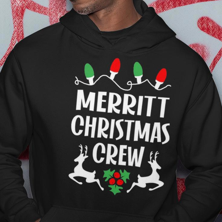 Merritt Name Gift Christmas Crew Merritt Hoodie Funny Gifts