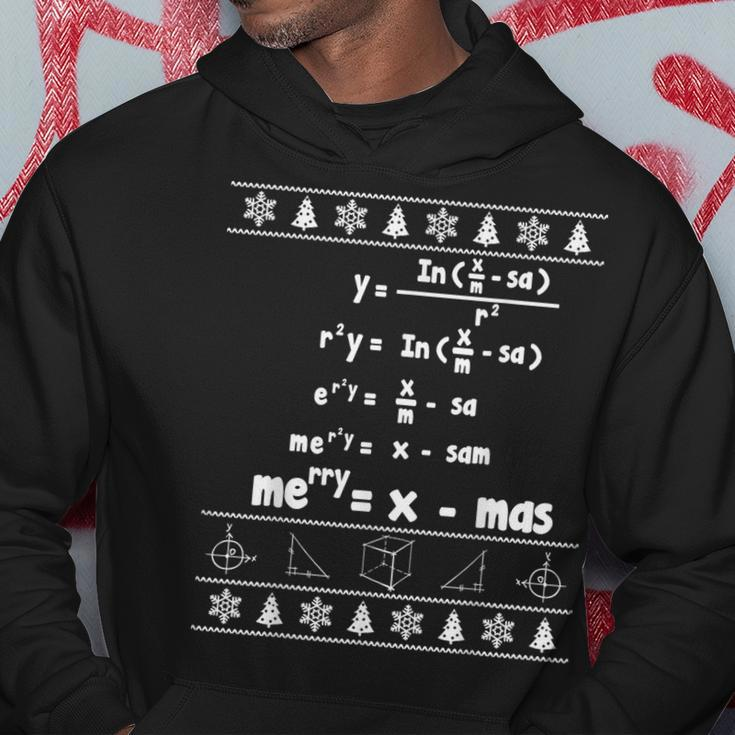 Merry X-Mas Ugly Christmas Math Sweater Hoodie Unique Gifts