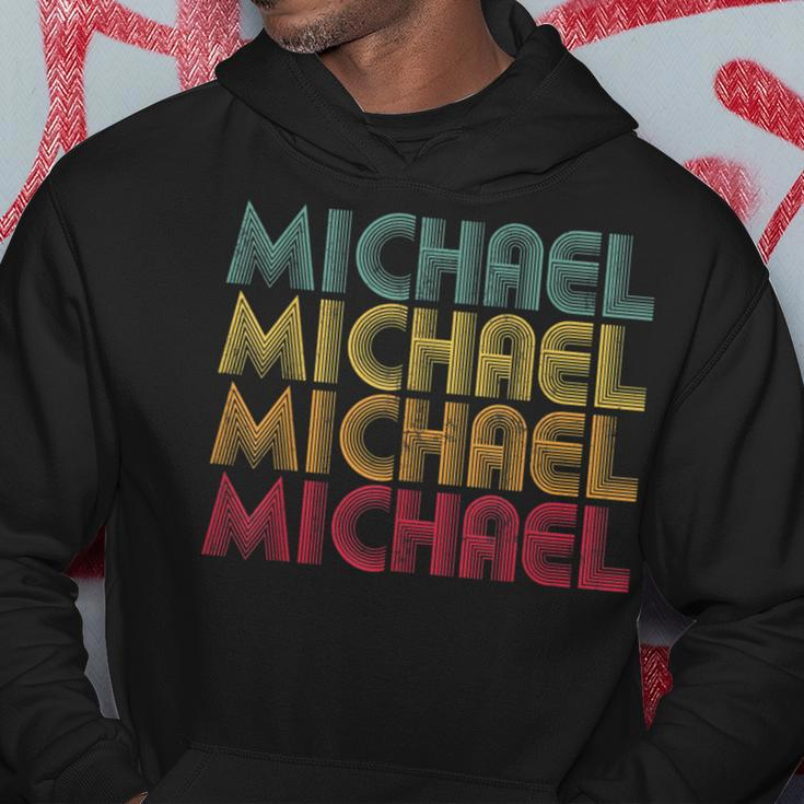Michael Name Vintage Retro 70S 80S Personalized Gift Hoodie Unique Gifts