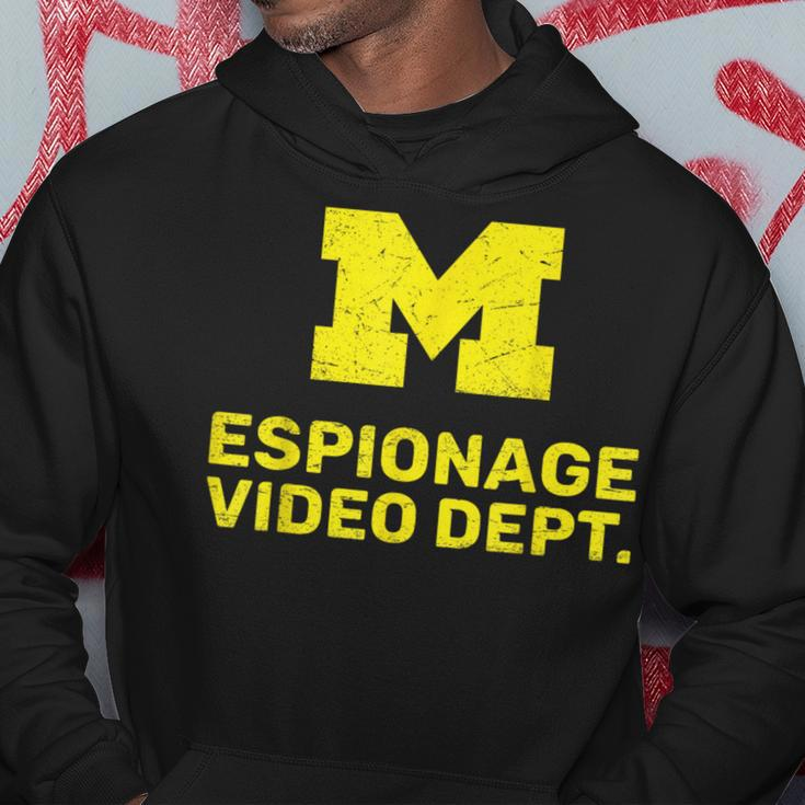 Michigan Espionage Dept Michigan Video Espionage Department Hoodie Personalized Gifts
