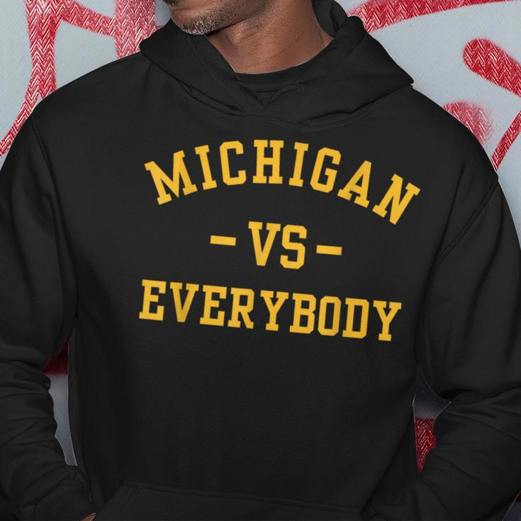 Michigan Vs Everyone Everybody Quotes Hoodie Personalized Gifts