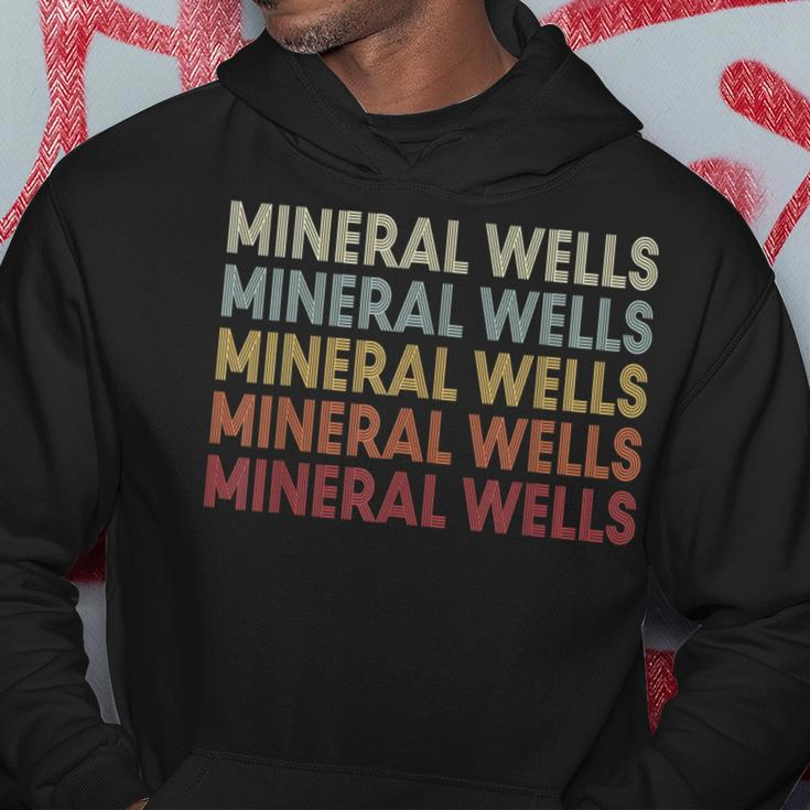 Mineral-Wells Texas Mineral-Wells Tx Retro Vintage Text Hoodie Unique Gifts