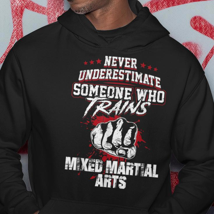 Mixed Martial Arts Never Underestimate Someone Hoodie Funny Gifts