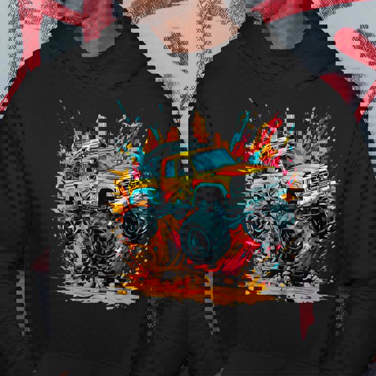Monster Trucks Are My Jam Monster Truck Hoodie Unique Gifts
