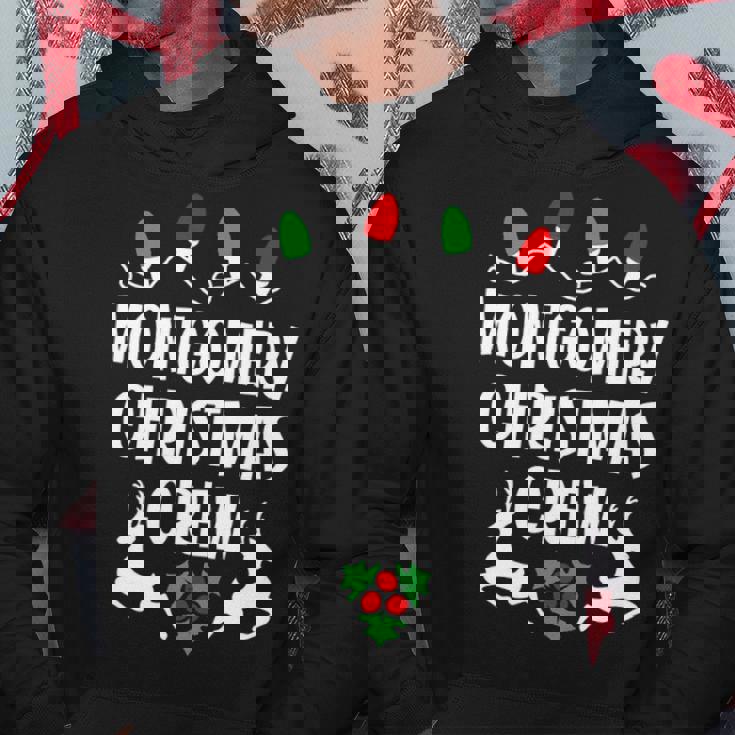 Montgomery Name Gift Christmas Crew Montgomery Hoodie Personalized Gifts