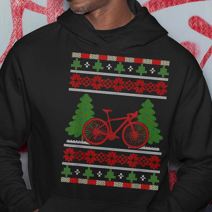 Mountain Bike Bicycle Rider Ugly Christmas Sweater Cyclist Hoodie Unique Gifts