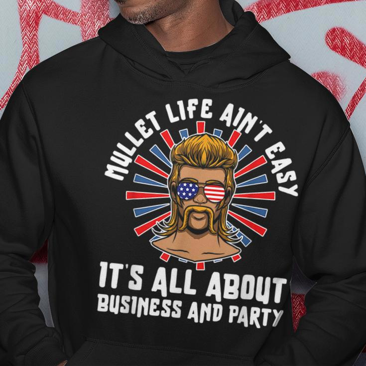 Mullet - Life Aint Easy Its All About Business And Party Hoodie Unique Gifts