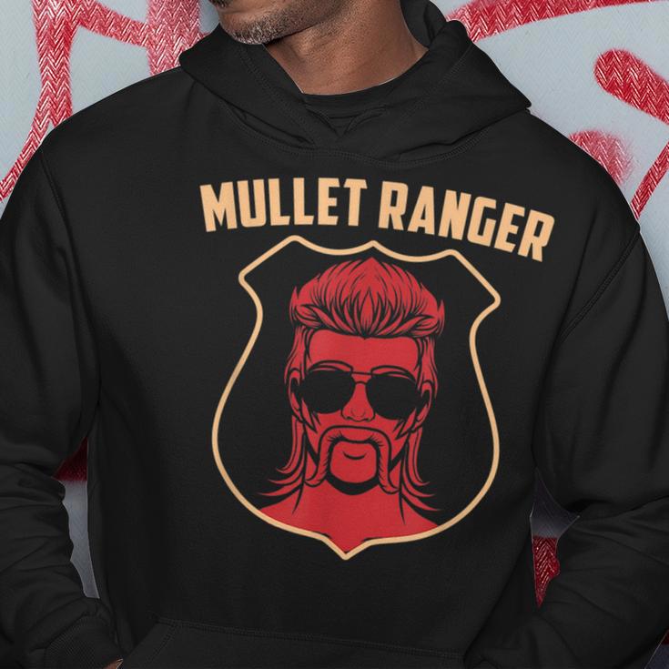 Redneck Ranger Mullet Ranger - Mullet Pride Funny Redneck Mullet Hoodie | Mazezy