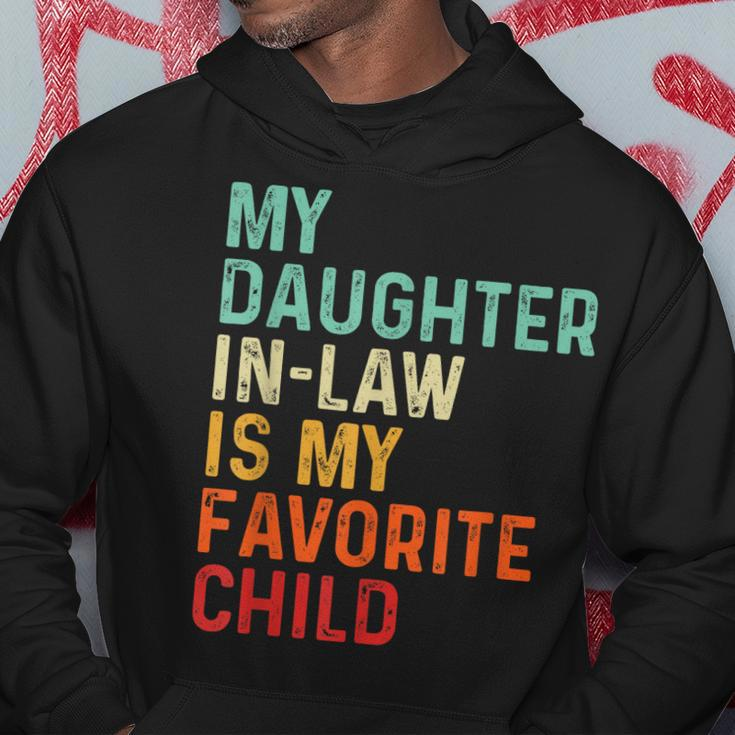 My Daughter In Law Is My Favorite Child Fathers Day In Law Hoodie Unique Gifts