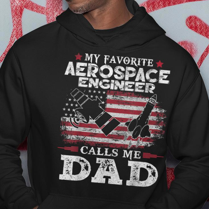 My Favorite Aerospace Engineer Calls Me Dad Usa Flag Father Gift For Mens Hoodie Unique Gifts