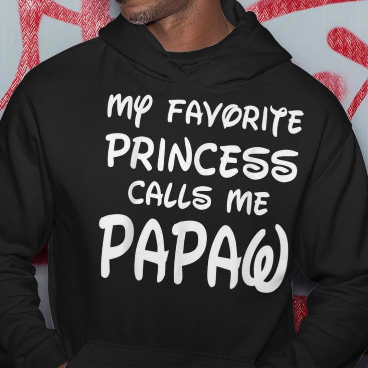 My Favorite Princess Calls Me Papaw Fathers Day Christmas Hoodie Unique Gifts