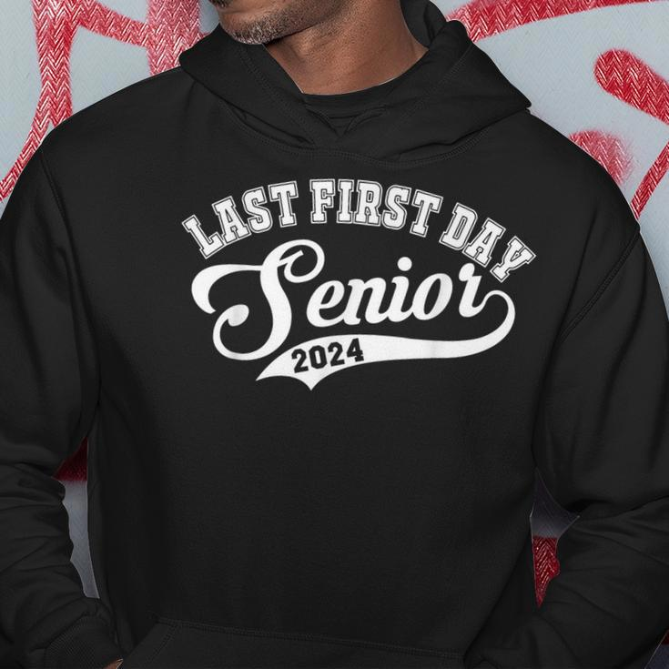 My Last First Day Senior Class Of 2024 Back To School 2024 Hoodie Funny Gifts