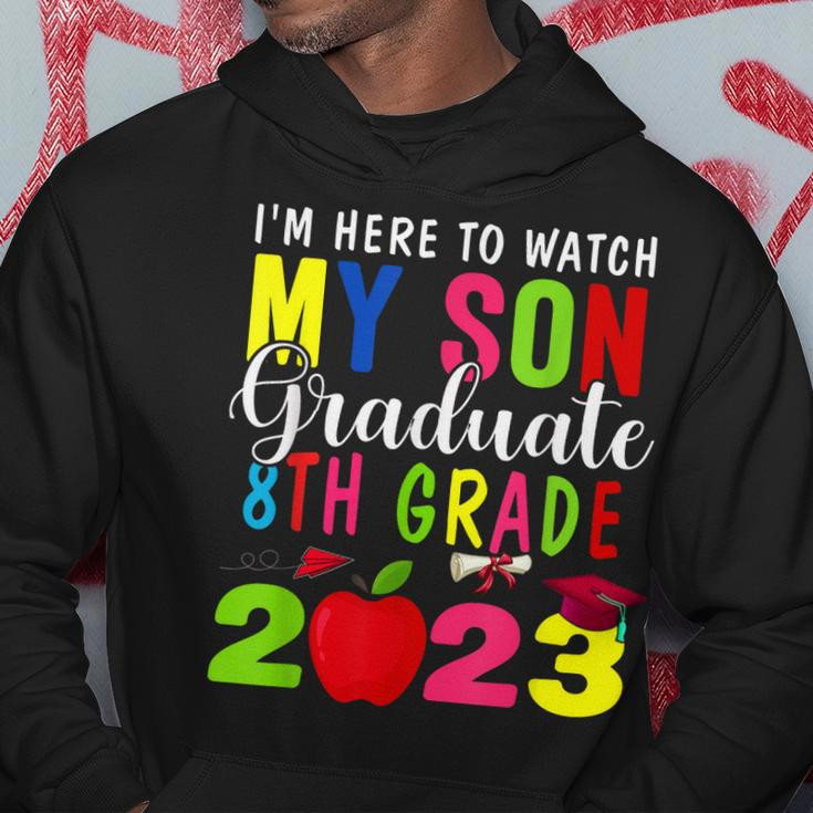 My Son Graduated 8Th Grade Class Of 2023 Graduation Hoodie Funny Gifts