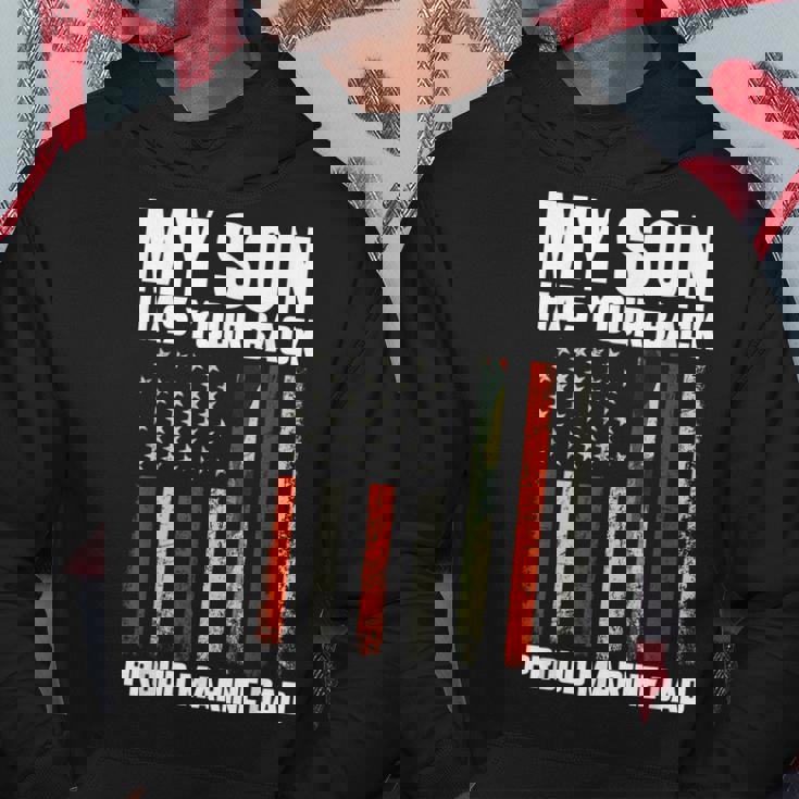 My Son Has Your Backmarinedad Camouflage Hoodie Unique Gifts