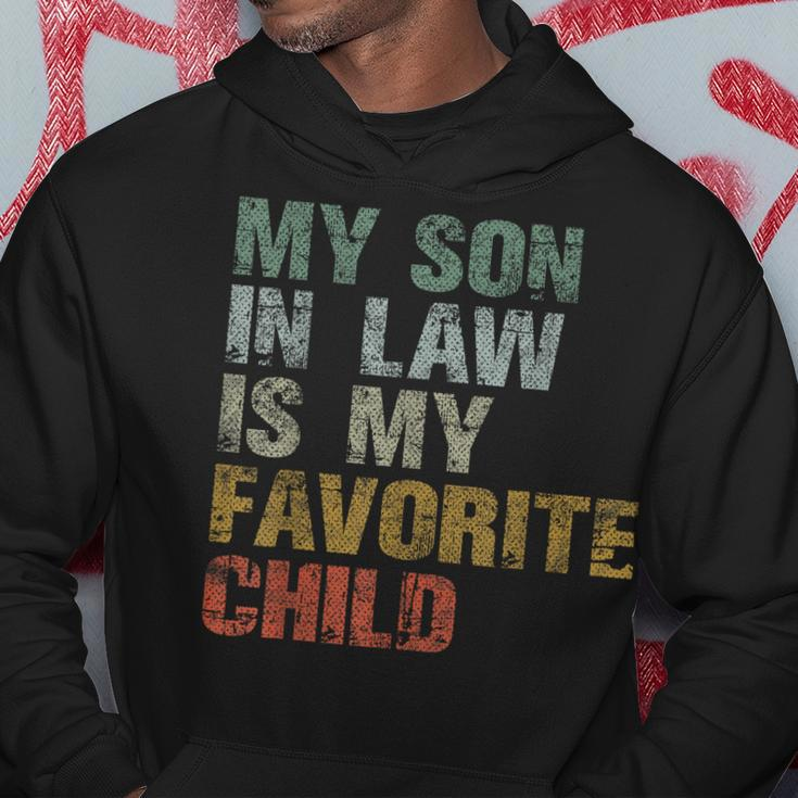 My Son In Law Is My Favorite Child Boy Dad Gift Father Day Hoodie Unique Gifts