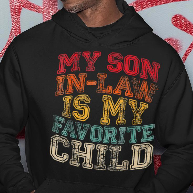 My Soninlaw Is My Favorite Child Family Humor Dad Mom Hoodie Funny Gifts