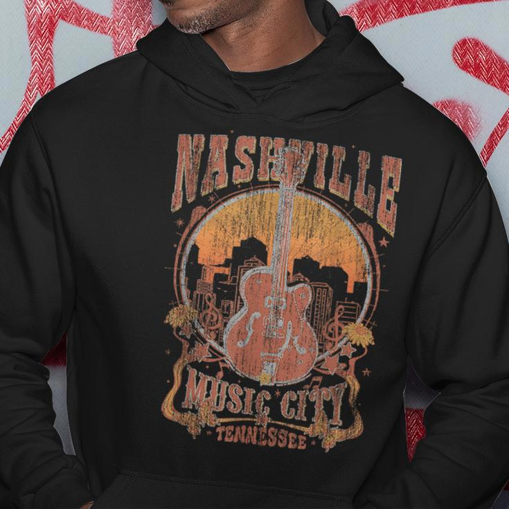 Nashville Tennessee Guitar Country Music City Guitarist Gift Hoodie Funny Gifts