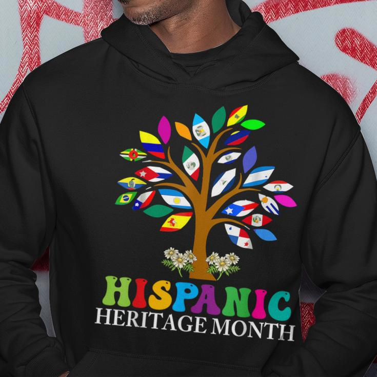 National Hispanic Heritage Month Cute Tree Country Flags Hoodie Funny Gifts
