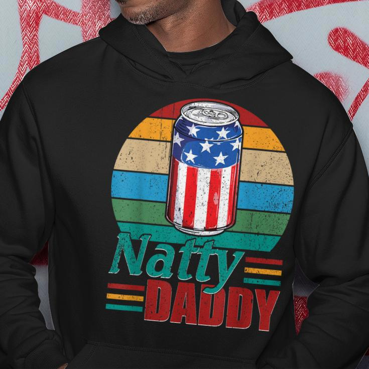 Natty Daddy Funny Dad Bob Beer Drinker Fathers Day Hoodie Funny Gifts